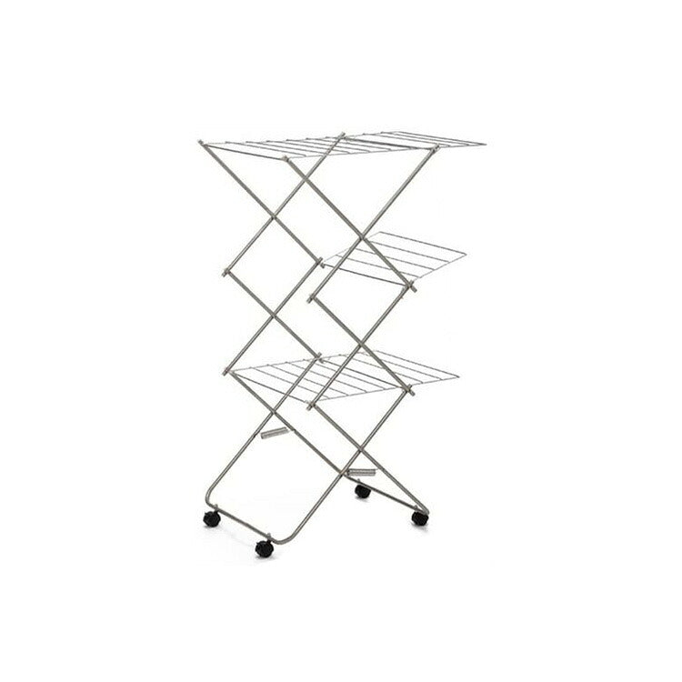 大木製作所 日本製 ステンレス タワー型室内物干し 小 洗濯物干し 室内干し 部屋干し ランドリー 収納 シンプル 丈夫 大容量 Ohki