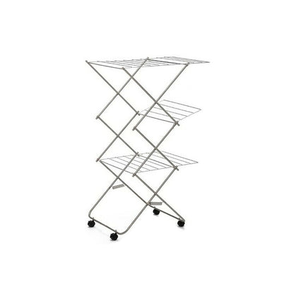 大木製作所 日本製 ステンレス タワー型室内物干し 小 洗濯物干し 室内干し 部屋干し ランドリー 収納 シンプル 丈夫 大容量 Ohki