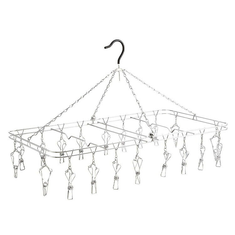 大木製作所 からみにくい ステンレスハンガー L ピンチ20個 00382-1 洗濯物干し ランドリー 収納 シンプル 丈夫 Ohki