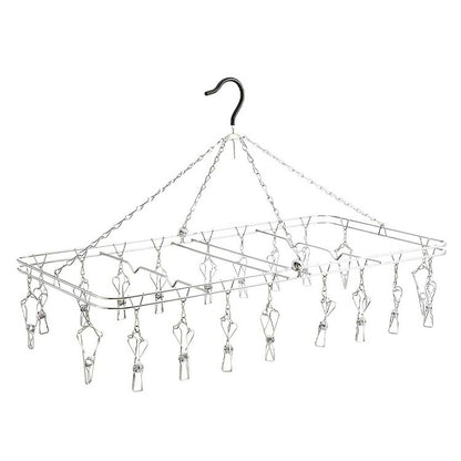 大木製作所 からみにくい ステンレスハンガー L ピンチ20個 00382-1 洗濯物干し ランドリー 収納 シンプル 丈夫 Ohki