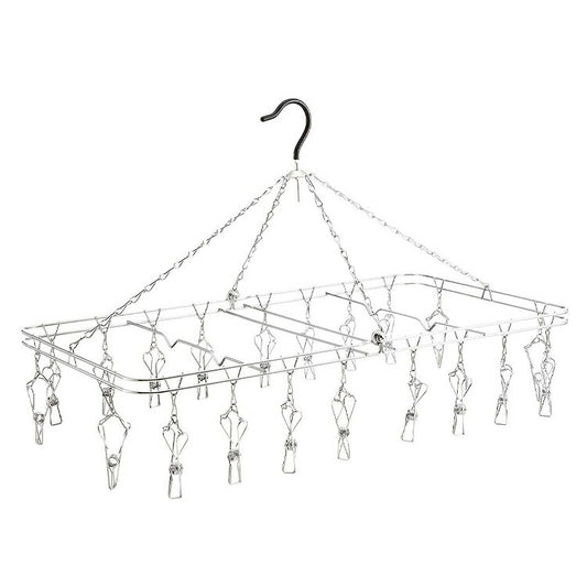 大木製作所 からみにくい ステンレスハンガー L ピンチ20個 00382-1 洗濯物干し ランドリー 収納 シンプル 丈夫 Ohki