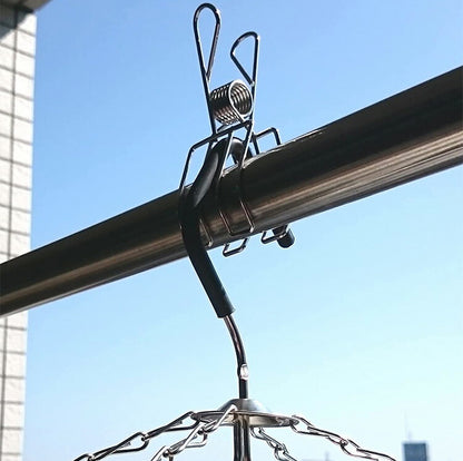 大木製作所 ステンレス 竿ピンチ DX 2P 洗濯物干し ランドリー 収納 シンプル 丈夫 Ohki