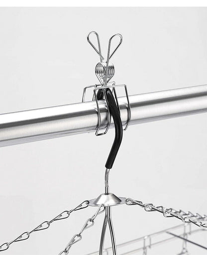 大木製作所 ステンレス 竿ピンチ DX 2P 洗濯物干し ランドリー 収納 シンプル 丈夫 Ohki