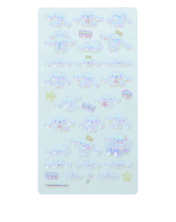 【正規品 新品】サンリオ sanrio ボンボンドロップシール ちゅるきら シール キティ マイメロディ ハンギョドン ポムポムプリン シナモロール クロミ はぴだんぶい シール交換 立体 サンスター文具【メール便配送】