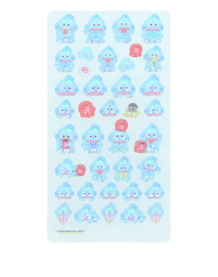 【正規品 新品】サンリオ sanrio ボンボンドロップシール ちゅるきら シール キティ マイメロディ ハンギョドン ポムポムプリン シナモロール クロミ はぴだんぶい シール交換 立体 サンスター文具【メール便配送】