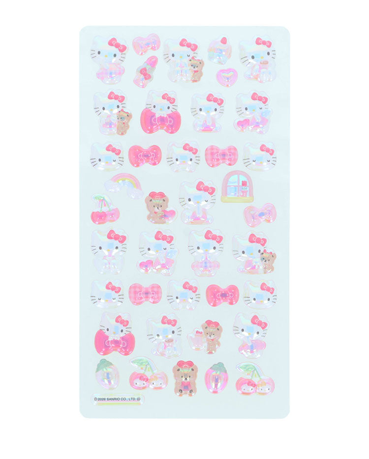 【正規品 新品】サンリオ sanrio ボンボンドロップシール ちゅるきら シール キティ マイメロディ ハンギョドン ポムポムプリン シナモロール クロミ はぴだんぶい シール交換 立体 サンスター文具【メール便配送】