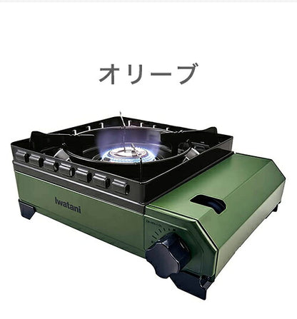 Iwatani イワタニ カセットコンロ カセットフー タフまる CB-ODX-1 オリーブ ブラック キャンプ アウトドア BBQコンロ バーベキューコンロ 防災 プレート別売り