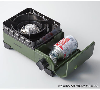 Iwatani イワタニ カセットコンロ カセットフー タフまるジュニア タフまるJr. CB-ODX-JR オリーブ ブラック キャンプ アウトドア BBQコンロ バーベキューコンロ 防災 プレート別売り