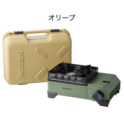 Iwatani イワタニ カセットコンロ カセットフー タフまるジュニア タフまるJr. CB-ODX-JR オリーブ ブラック キャンプ アウトドア BBQコンロ バーベキューコンロ 防災 プレート別売り
