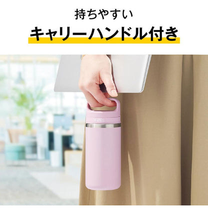 サーモス 真空断熱ケータイマグ キャリーハンドル付き 360ml 保温 保冷 水筒 食洗機対応 ステンレス 持ちやすい 洗いやすい ハンドル 持ち手 JOX-360 スクリューボトル プレゼント ギフト THERMOS
