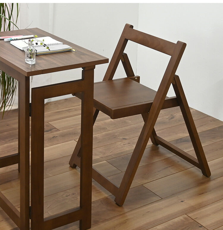 折りたたみチェア チェア 作業チェア 作業椅子 折りたたみ 収納らくらく 簡単収納 ブラウン 寝室 リビング 在宅ワーク リモート 幅44cm 奥行54cm 高さ69.5cm 座面までの高さ43cm 折り畳み式(代引不可)