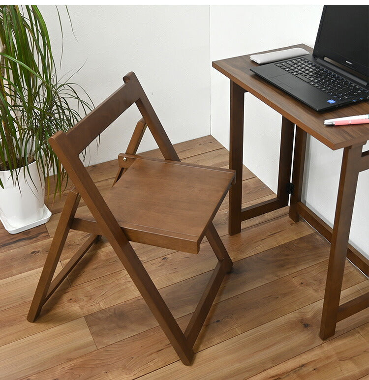 折りたたみチェア チェア 作業チェア 作業椅子 折りたたみ 収納らくらく 簡単収納 ブラウン 寝室 リビング 在宅ワーク リモート 幅44cm 奥行54cm 高さ69.5cm 座面までの高さ43cm 折り畳み式(代引不可)