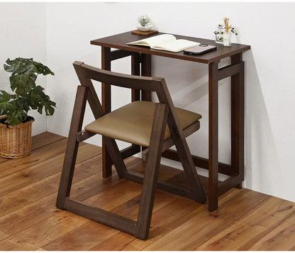 折りたたみデスク デスク 作業デスク 作業机 折りたたみ 収納らくらく 簡単収納 寝室 リビング デスクワーク 在宅ワーク リモート パソコンデスク 折り畳み 折畳式 テーブル 幅60cm 60cm幅 完成品(代引不可)