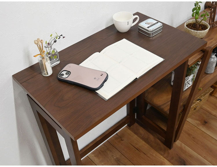 折りたたみデスク デスク 作業デスク 作業机 折りたたみ 収納らくらく 簡単収納 寝室 リビング デスクワーク 在宅ワーク リモート パソコンデスク 折り畳み 折畳式 テーブル 幅60cm 60cm幅 完成品(代引不可)