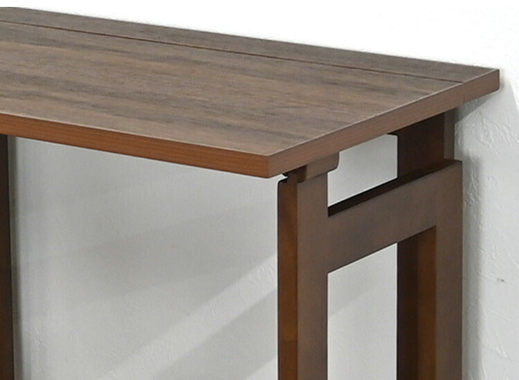 【デスクチェアセット セット】 作業デスク 作業机 作業チェア 作業椅子 折り畳み 折りたたみ 収納らくらく 簡単収納 ブラウン 寝室 リビング デスクワーク 在宅ワーク リモート リモートワーク(代引不可)