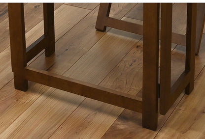 【デスクチェアセット セット】 作業デスク 作業机 作業チェア 作業椅子 折り畳み 折りたたみ 収納らくらく 簡単収納 ブラウン 寝室 リビング デスクワーク 在宅ワーク リモート リモートワーク(代引不可)