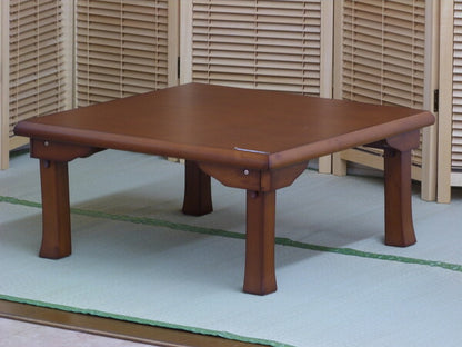 折りたたみ角座卓 座卓 75×75cm テーブル リビングテーブル 折れ脚テーブル ローテーブル(代引不可)