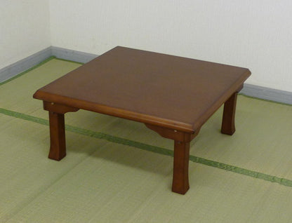 折りたたみ角座卓 座卓 75×75cm テーブル リビングテーブル 折れ脚テーブル ローテーブル(代引不可)