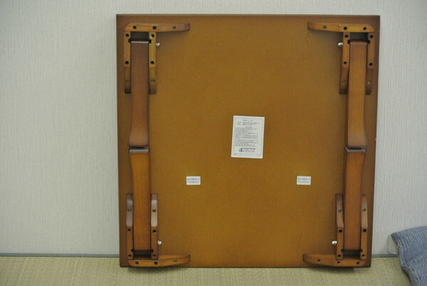 折りたたみ角座卓 座卓 75×75cm テーブル リビングテーブル 折れ脚テーブル ローテーブル(代引不可)