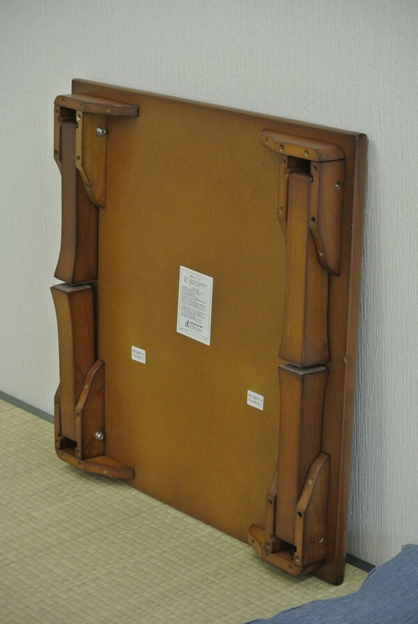 折りたたみ角座卓 座卓 75×75cm テーブル リビングテーブル 折れ脚テーブル ローテーブル(代引不可)