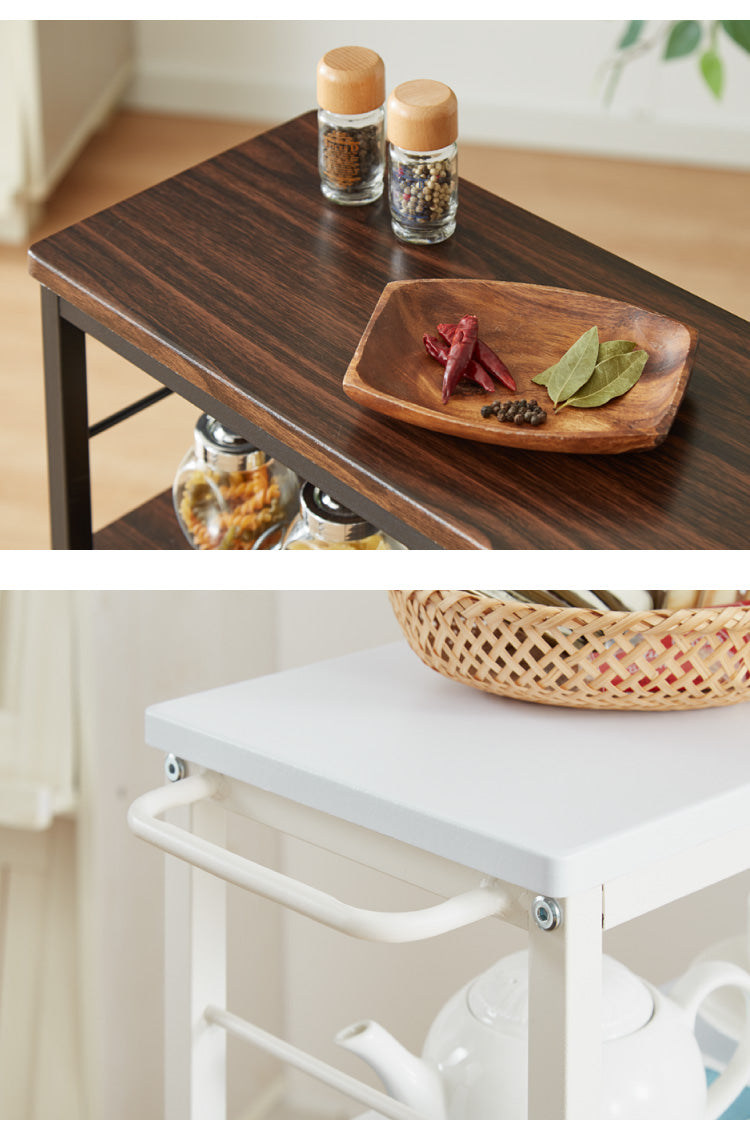 キッチンワゴン 幅20cm 棚位置自在 キャスター付き 高さ85cm 隙間収納 モダン 北欧 おしゃれ ダイニング キッチン リビング 新生活 整理 収納 収納ワゴン マルチワゴン おもちゃ箱【送料無料】