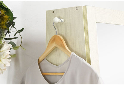 スタイルミラー付きスリムラック ミラー付き収納 収納棚 小物入れ ストッカー 鏡付き ミラーラック 収納ラック 寝室 リビング 全身鏡 鏡付き収納 扉付き収納 姿見 幅39 小物収納 ミラー付きラック(代引不可)