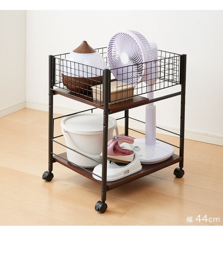 キャスター付き クローゼット収納ラック 幅38cm 棚板自由自在 マルチラック 押入れ収納 押入れ収納 キャスター ワゴン 収納ボックス 押入れ すきま収納 ラック 収納