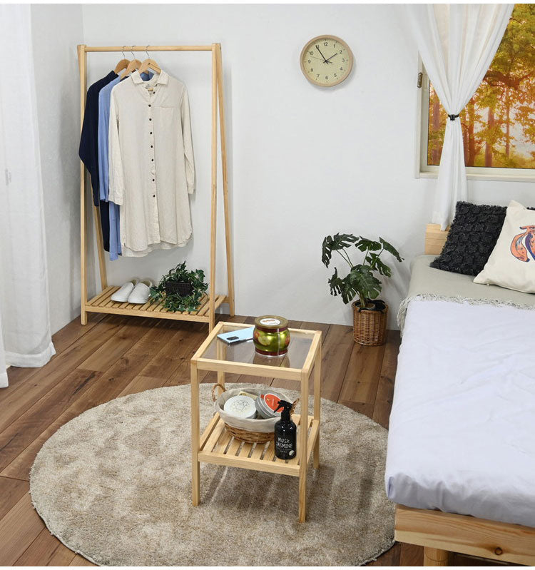 ガラスサイドテーブル ナイトテーブル ソファテーブル ガラス天板 おしゃれ ベッド 寝室 ミニテーブル コーピーテーブル オープンラック ディスプレイ ラック フリーラック ディスプレイラック(代引不可)