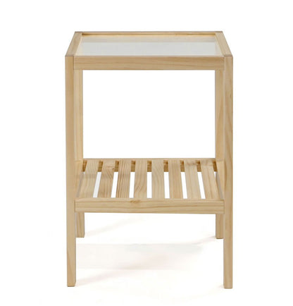 ガラスサイドテーブル ナイトテーブル ソファテーブル ガラス天板 おしゃれ ベッド 寝室 ミニテーブル コーピーテーブル オープンラック ディスプレイ ラック フリーラック ディスプレイラック(代引不可)