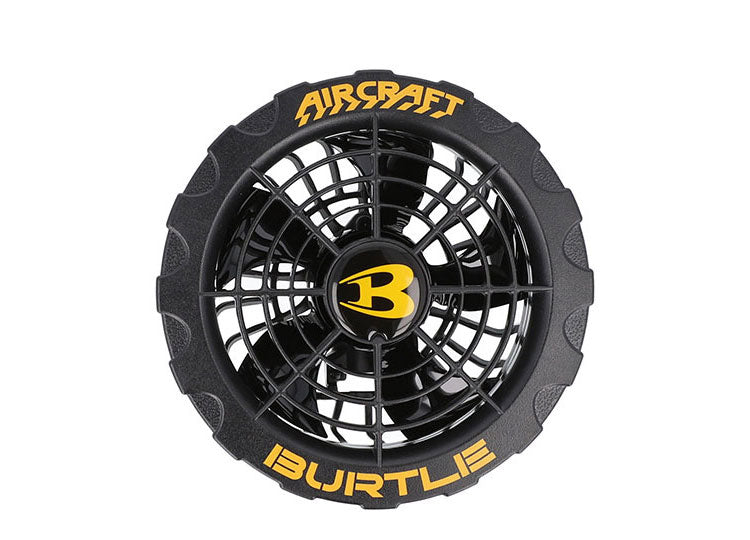 バートル 19V 空調ファン 2個入り エアークラフト ファンユニット AC370 ファンセット AIRCRAFT 空調ファン付きウェア 空調作業服 作業着 熱中症対策 ファンのみ 黒 ブラック おしゃれ 扇風機 BURTLE