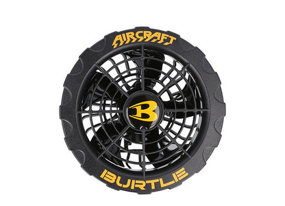 バートル 19V 空調ファン 2個入り エアークラフト ファンユニット AC370 ファンセット AIRCRAFT 空調ファン付きウェア 空調作業服 作業着 熱中症対策 ファンのみ 黒 ブラック おしゃれ 扇風機 BURTLE