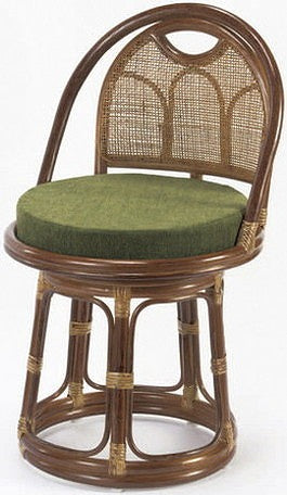 東京ラタン 天然籐 回転チェア ハイタイプ チェア 高座椅子 籐 椅子 チェア(代引不可)