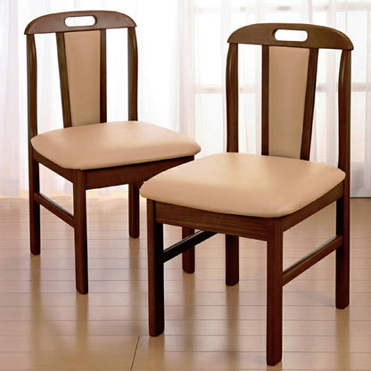 ダイニングチェア 天然木 2脚組 天然木ダイニングチェア ダイニング イス 椅子 ダイニング 天然木 2個セット(代引不可)