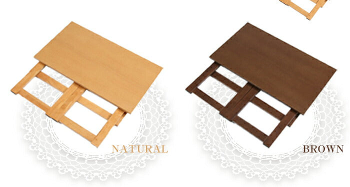 折りたたみテーブル 木製 高さ69cm 木製折りたたみテーブル 収納可能 組み立て不要 完成品(代引不可)