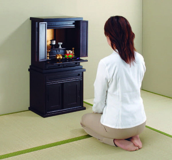 匠木工 木調仏壇下台 45cm幅 仏壇 台 仏壇台 仏壇下台 黒檀調 紫檀調(代引不可)