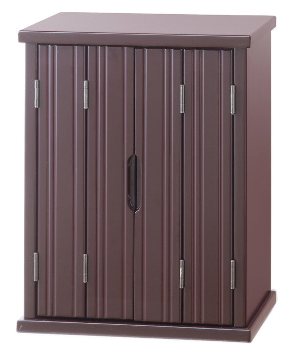 仏壇 上置仏壇 14号 上置き仏壇 小型 紫檀調 スライド式仏具棚 コンパクト 仏具(代引不可)