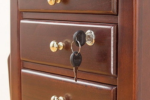 ナイトテーブル 天然木 リビングワゴン コンセント付 ベッドサイドテーブル ベッドワゴン 収納 キャスター付き(代引不可)