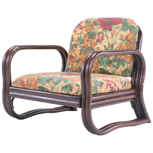 天然籐思いやり座椅子 ロータイプ ラタン パーソナルチェア お年寄り プレゼント(代引不可)