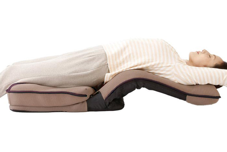 ファミリーライフ 健康ストレッチ座椅子 背もたれ ハイバック 首・背中・腰 座椅子 イス チェア ローソファ(代引不可)