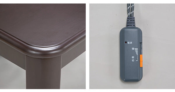 テーブル単品 ダイニングこたつテーブル 105×80cm ダイニングテーブル ハイタイプこたつ リビングこたつ 食卓テーブル 机 600W薄型ファンヒーター リモートワーク(代引不可)