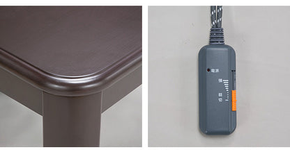 テーブル単品 ダイニングこたつテーブル 105×80cm ダイニングテーブル ハイタイプこたつ リビングこたつ 食卓テーブル 机 600W薄型ファンヒーター リモートワーク(代引不可)