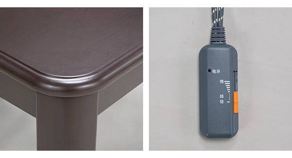 テーブル単品 ダイニングこたつテーブル 135×80cm ダイニングテーブル ハイタイプこたつ リビングこたつ 食卓テーブル 机 600W薄型ファンヒーター リモートワーク(代引不可)