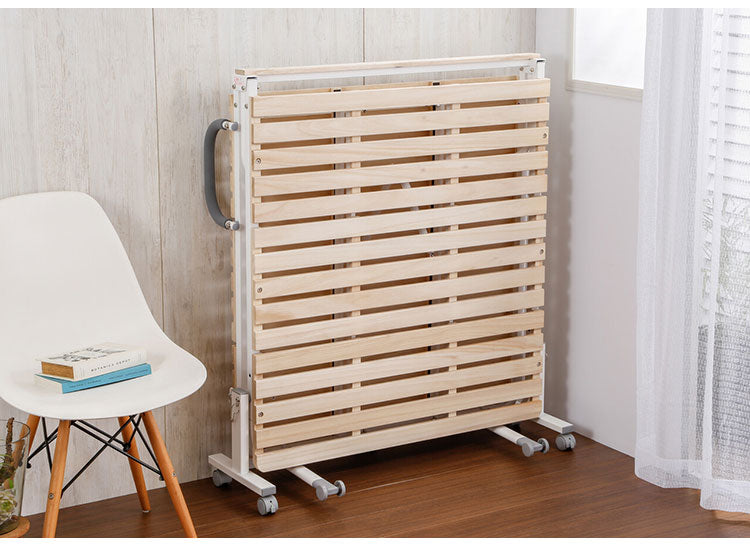 天然木すのこ 折りたたみベッド シングル 折りたたみベッド すのこベッド 折りたたみ すのこ 折り畳み 折り畳みベッド(代引不可)