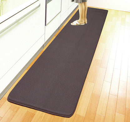 足腰にやさしいキッチンマット 45×90 洗える 10mm厚 立体ハニカムメッシュ構造 裏面滑り止め 洗濯機で洗える(代引不可)