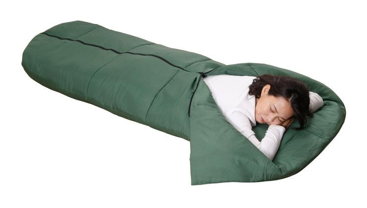 洗えるあったか2WAY寝袋 アウトドアや災害対策に 収納袋付き 寝袋 あったか寝袋(代引不可)