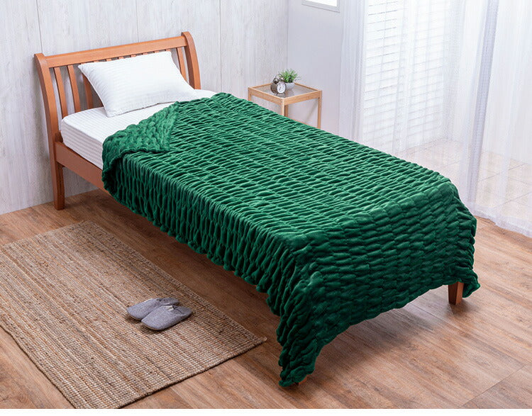 ファミラ 発熱毛布 身体にフィットする発熱毛布 3色組 吸湿発熱 くしゅくしゅ ふわとろブランケット 3枚セット ブランケット あったか 冬(代引不可)