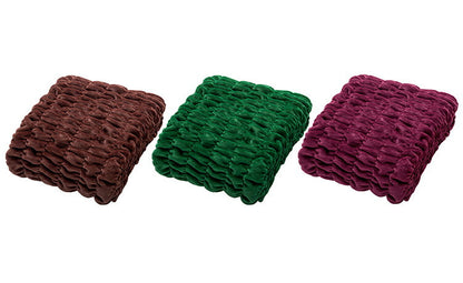 ファミラ 発熱毛布 身体にフィットする発熱毛布 3色組 吸湿発熱 くしゅくしゅ ふわとろブランケット 3枚セット ブランケット あったか 冬(代引不可)