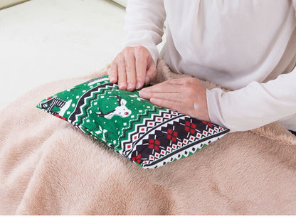 ファミラ 充電式湯たんぽ ノルディック柄 2色組 コードレス お湯のいらない 蓄熱式 湯たんぽ 繰り返し使える 充電式 エコ湯たんぽ(代引不可)