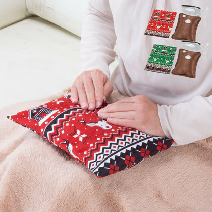 ファミラ 充電式湯たんぽ ノルディック柄 コードレス お湯のいらない 蓄熱式 湯たんぽ 繰り返し使える 充電式 エコ湯たんぽ(代引不可)