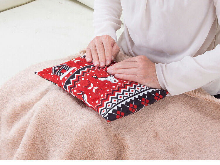 ファミラ 充電式湯たんぽ ノルディック柄 コードレス お湯のいらない 蓄熱式 湯たんぽ 繰り返し使える 充電式 エコ湯たんぽ(代引不可)